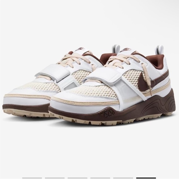 Cactus Jack by Travis Scott Shoes - Cactus Jack by Travis Scott White and Brown Sneakers